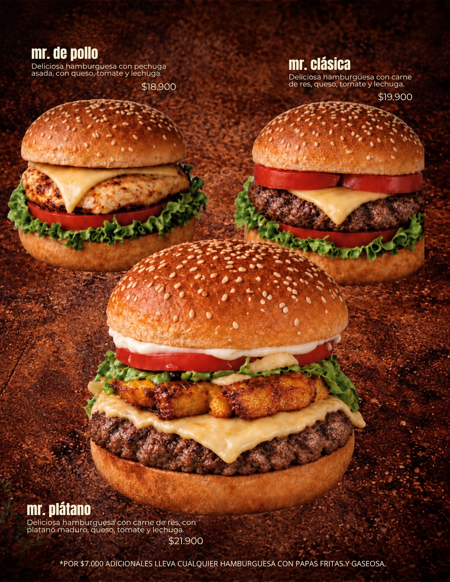 Menú Mr.asao — hamburguesas pág. 4