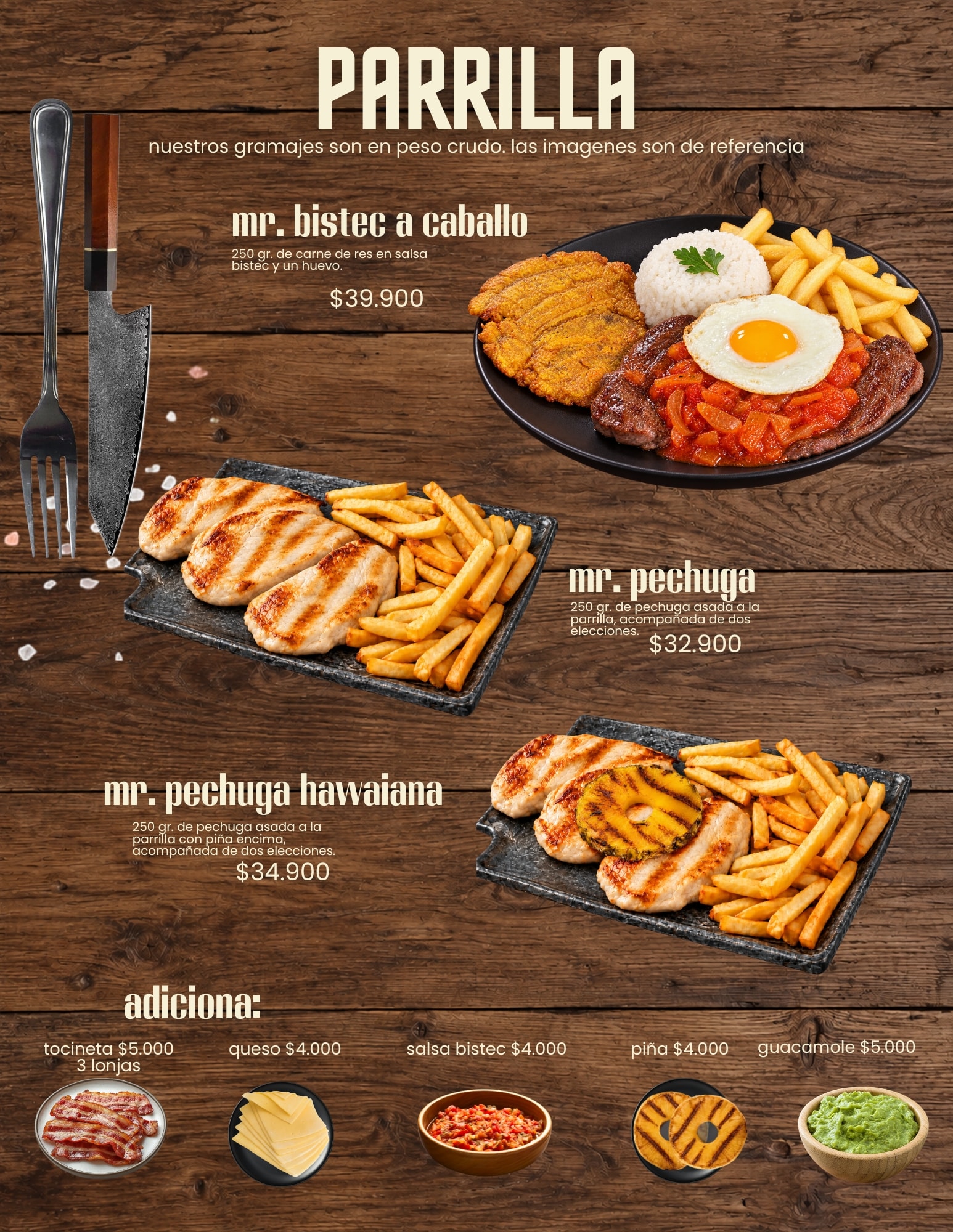 Menú Mr.asao — parrilla pág. 3